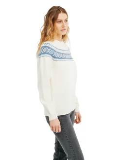 Dale of Norway Vagsoy Women's Wool Sweater Offwhite Blueshadow Hot