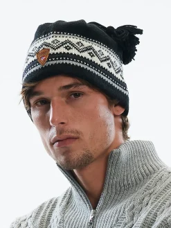 Dale of Norway Vail Hat - Norwegian Wool Black White Grey Sand Cheap