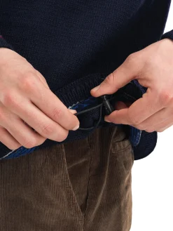 Dale of Norway Vail Men's Sweater - Norwegian Wool Midnightnavy Redrose Offwhite Cheap