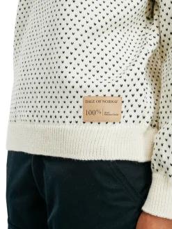 Dale of Norway Valloy Women's Wool Sweater Offwhite Black Shop