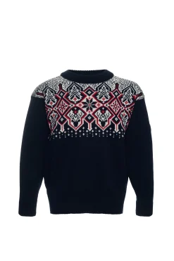 Dale of Norway Winterland Kids' Merino Wool Sweater Navy Offwhite Rasberry Discount