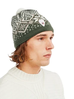 Dale of Norway Winterland Unisex Merino Wool Hat Darkgreen Offwhite Sand Cheap